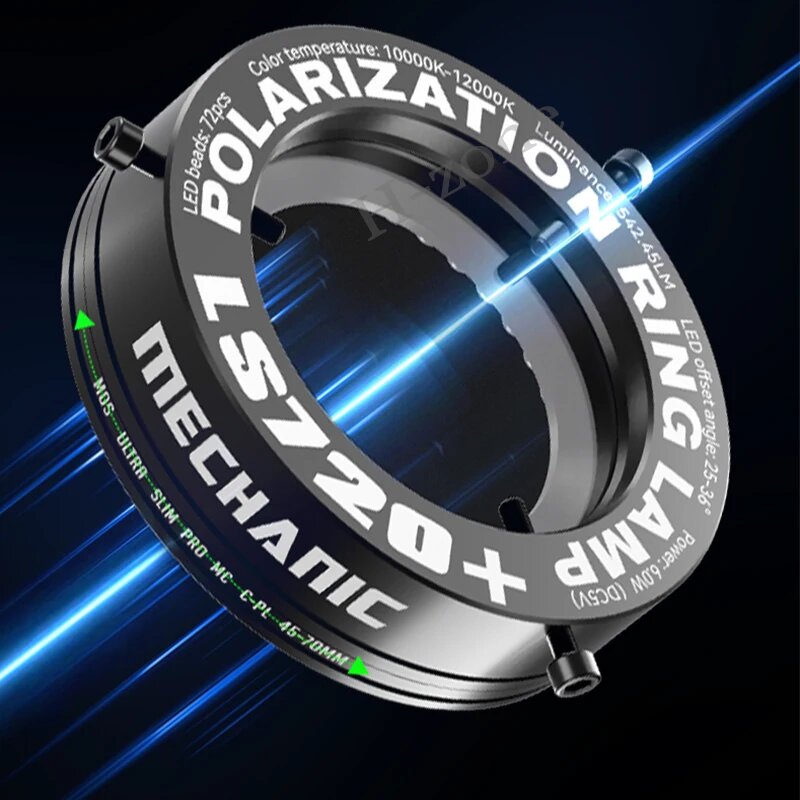 MECHANIC LS720 Поляризованная кольцевая лампа для микроскопа