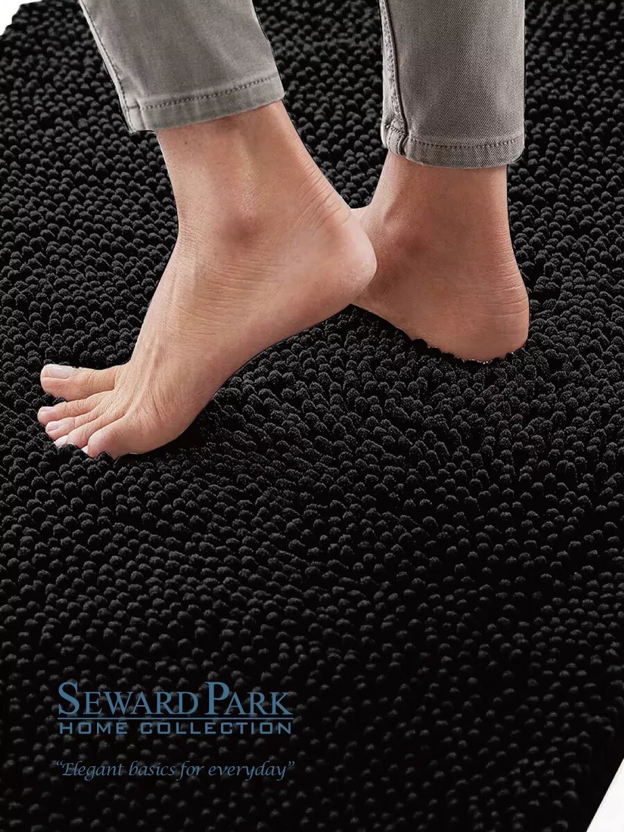 Коврик для ванной Seward Park Home Collection противоскользящий 60x90 см