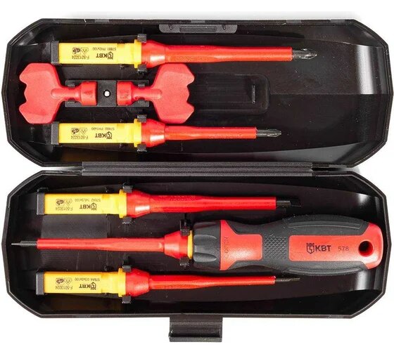 Набор диэлектрических отверток КВТ Профи НИО-4405 83785