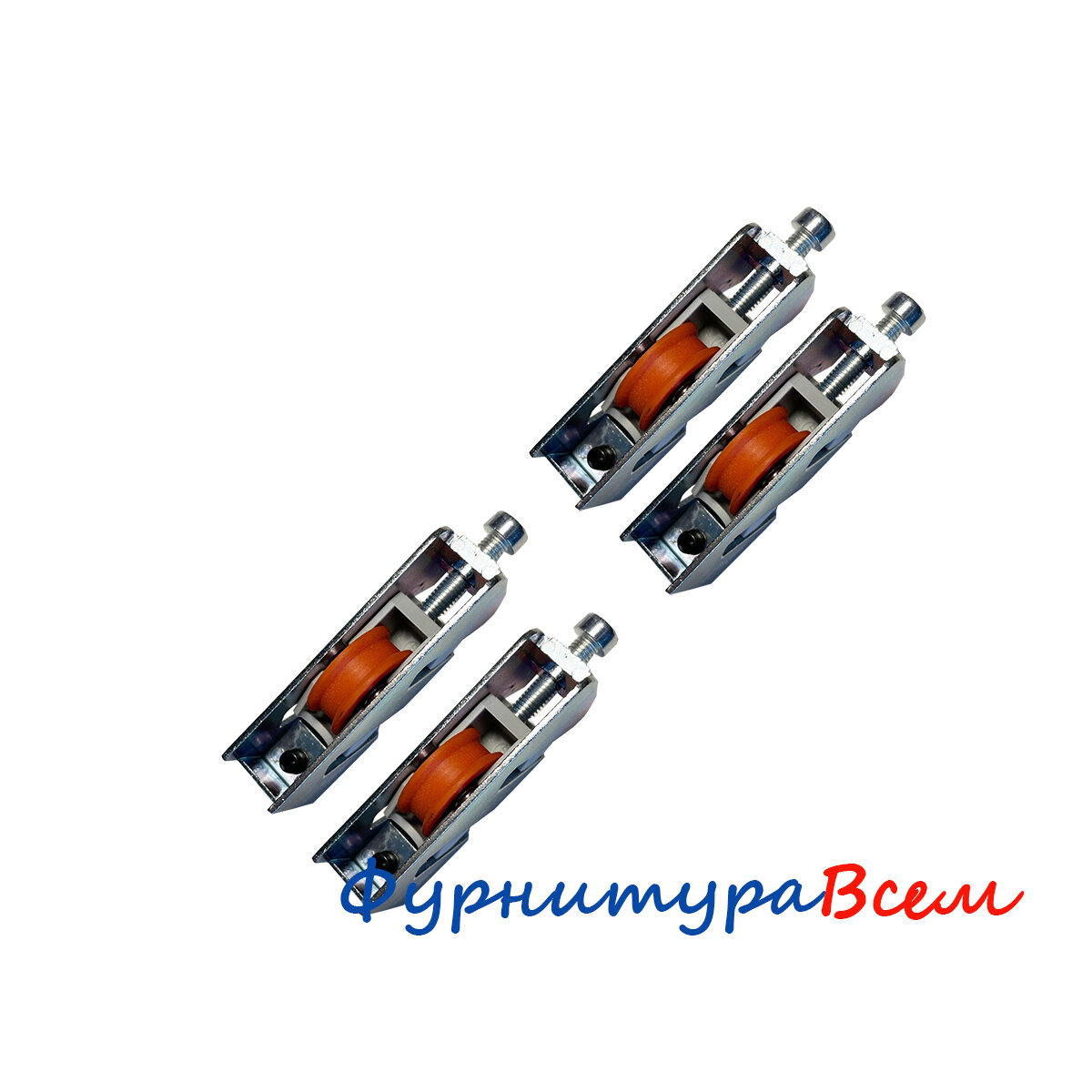 Ролик регулируемый для раздвижных окон 4 шт