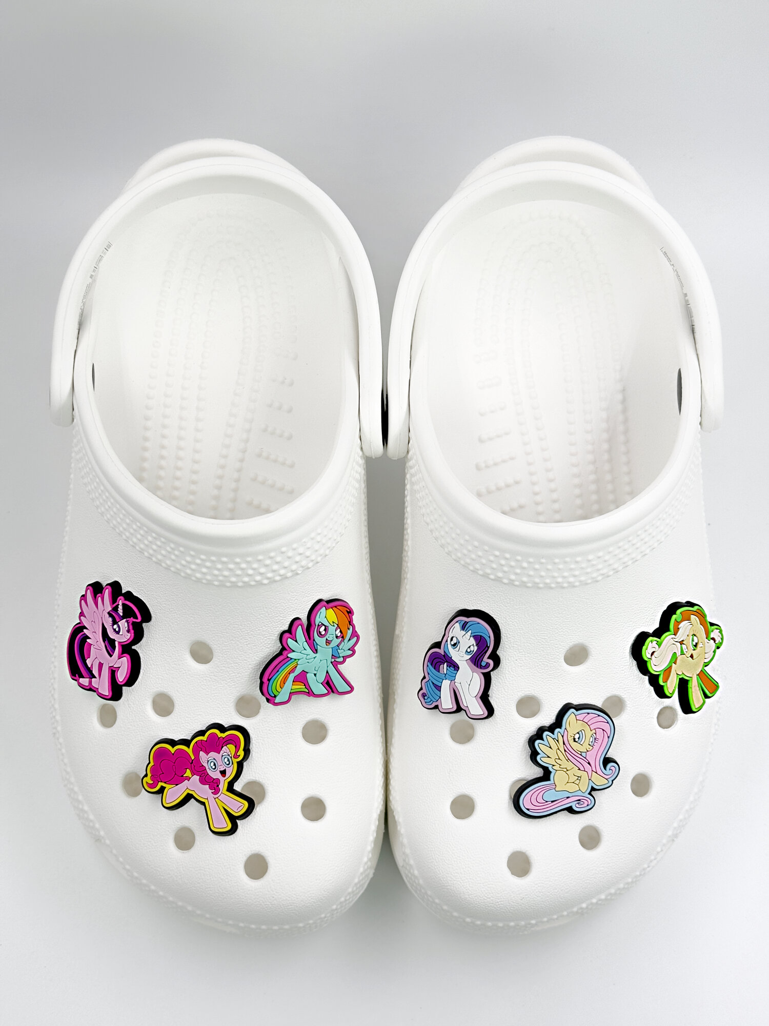 Украшения для обуви джибики("My Little Pony", "Мульфильмы"), Джибитсы(6 штук) — фото 1