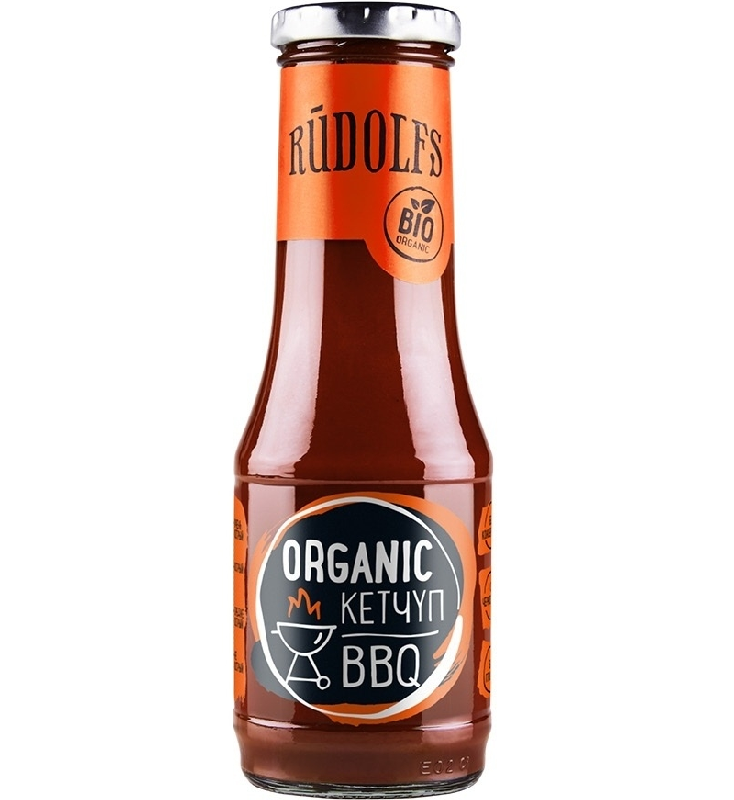 Кетчуп RUDOLFS Organic томатный BBQ. Без глютена 320г
