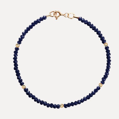 Изображение товара Браслет, красное золото, 585 проба, кристалл