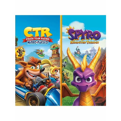 Игра 2 в 1 Crash Nitro и Spyro ps4 ps5 1000₽