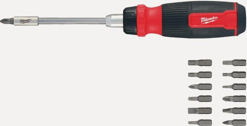 Изображение товара Отвертка универсальная с трещоткой и битами Milwaukee 14 в 1 (4932480582)