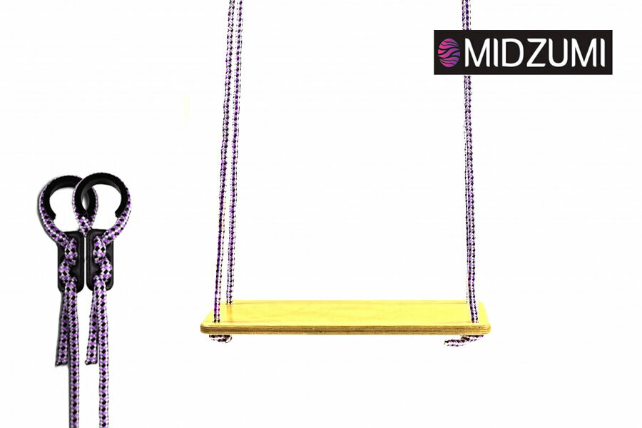 Деревянные качели Midzumi M014383, максимальная допустимая нагрузка: 100 кг — фото 1