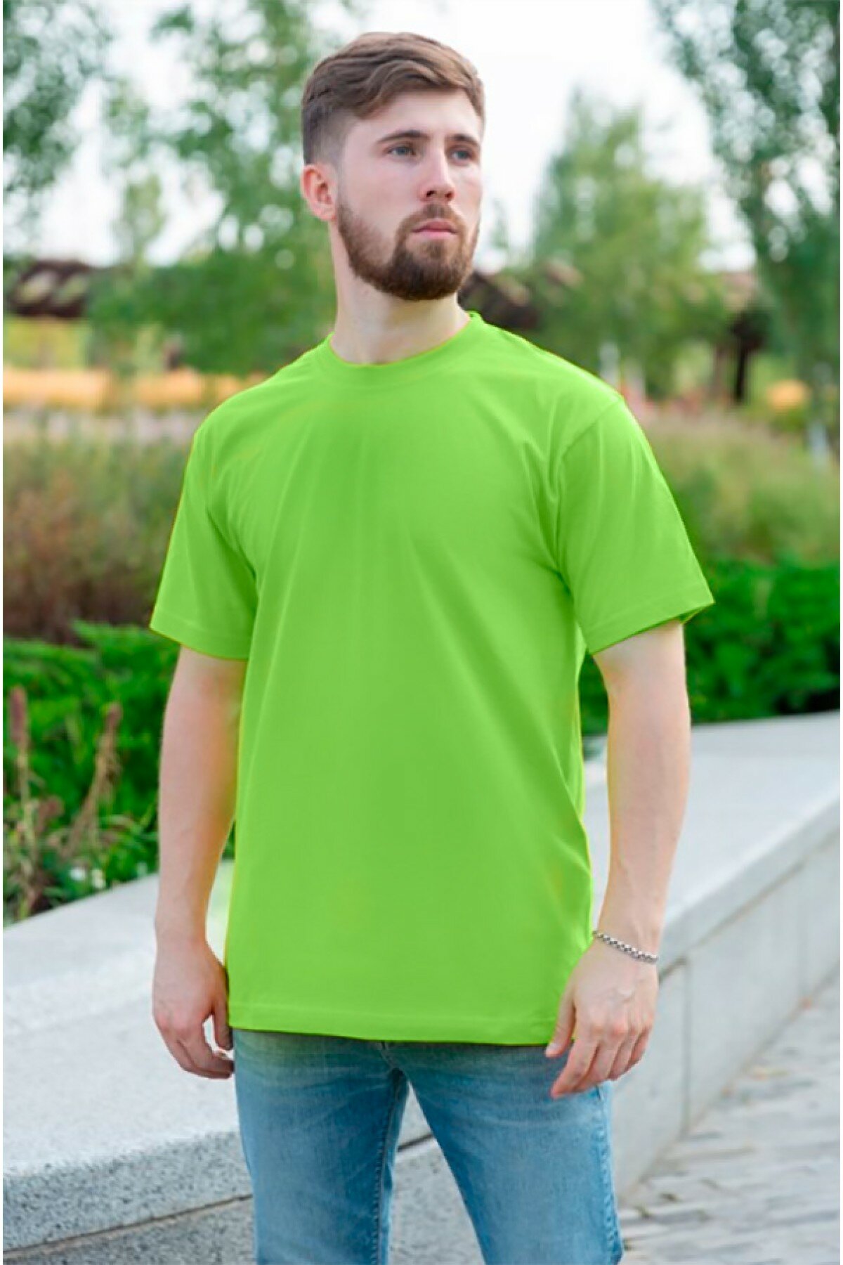 Футболка Магазин Толстовок, размер S-46-Unisex-(Мужской), салатовый