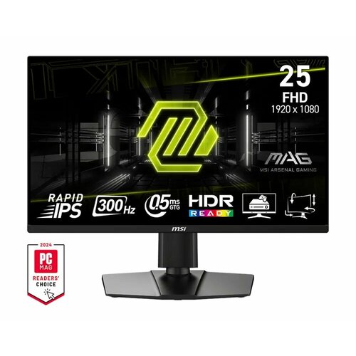 Монитор MSI MAG 255PXF 245 дюйма IPS 300Hz 1920x1080 черный 1654600₽