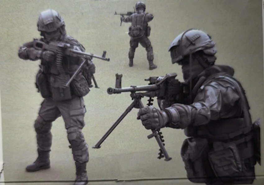 Модель фигуры из полимера 1/35 X457