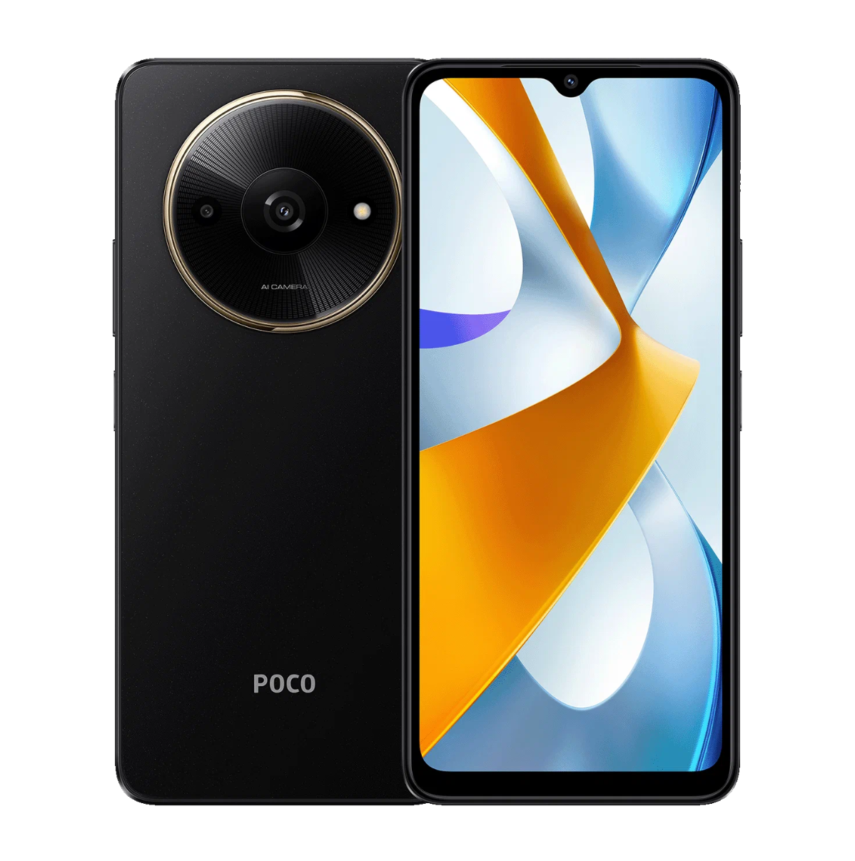 Смартфон POCO C61 3/64 ГБ, чёрный