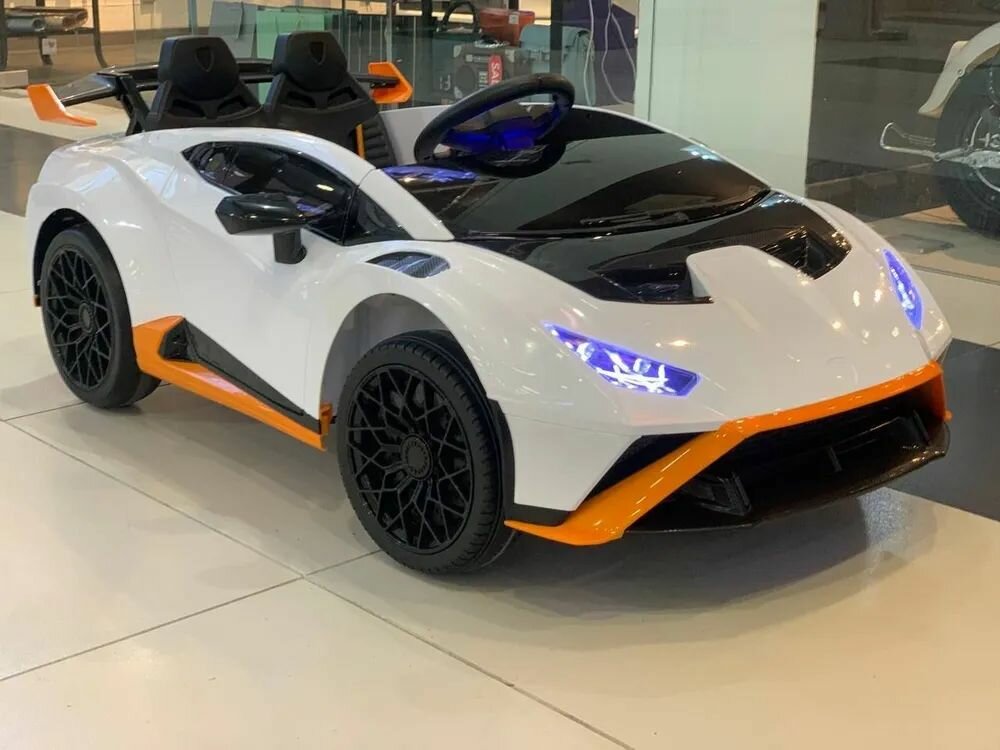Электромобиль детский Lamborgini Avendator SMT-555 белый