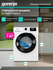Узкая стиральная машина Gorenje W1NGPI72SBS/C, класс А, 7 кг, 120...