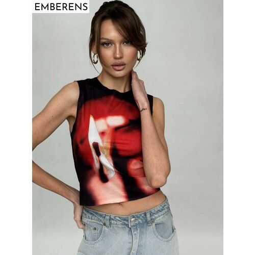 фото Топ emberens, размер m, черный/черный