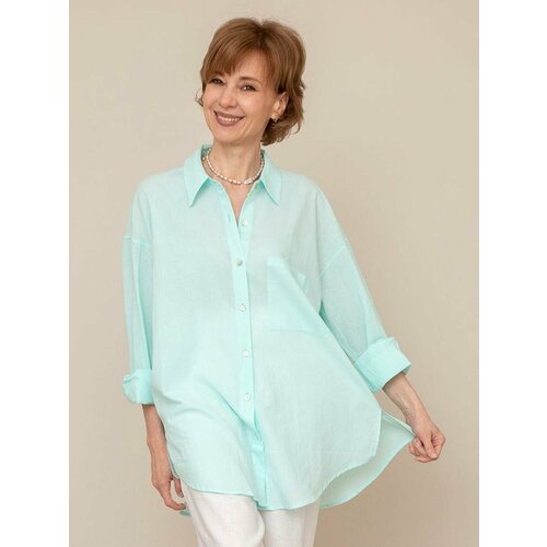 фото Рубашка envy lab, размер 4xl/5xl, мятный