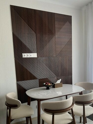 Изображение товара Стеновые панели декоративные МДФ для стен 3Д / Комплект 4 штуки