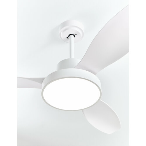 фото Люстра вентилятор daiven alatau white / 120 см / 6 скоростей