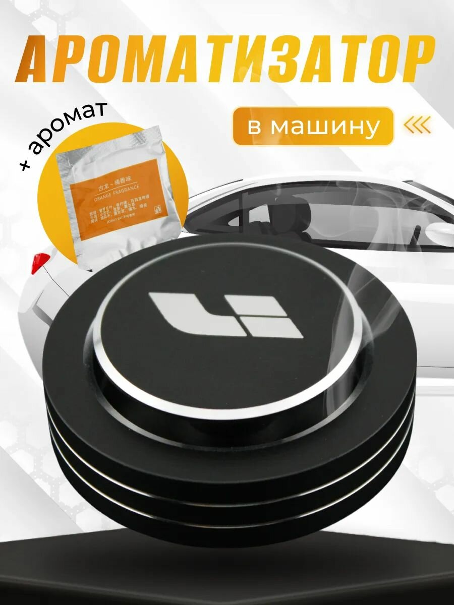 Многоразовый ароматизатор круглый в машину Лисян