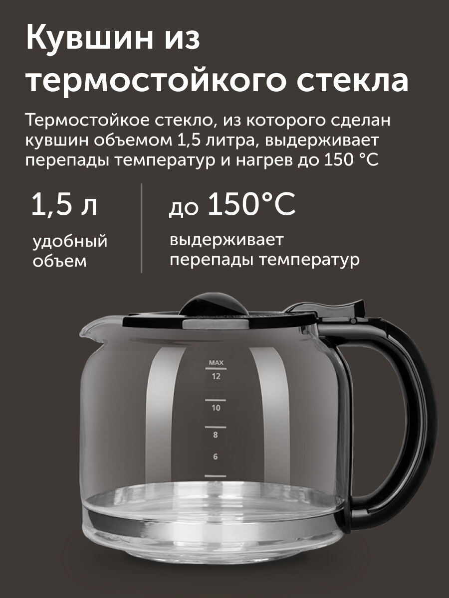 Кофеварка RED SOLUTION RCM-M1529 — фото 1