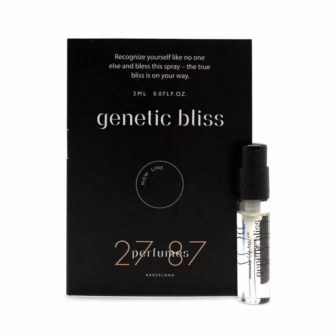 27 87 PERFUMES GENETIC BLISS парфюмерная вода унисекс 2 мл