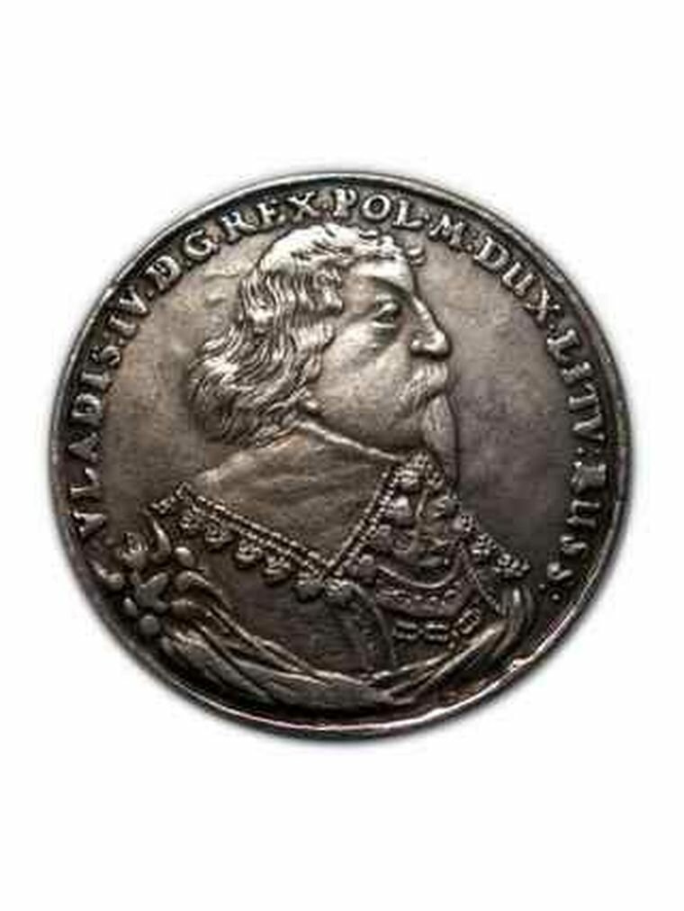 Коронный талер 1635 года короля Владислава IV сувенирная копия монеты, нумизматика, деньги для коллекции