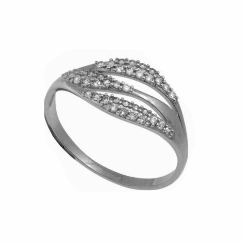 Кольцо Diamond Prime, золото, 585 проба, бриллиант, размер 16.5