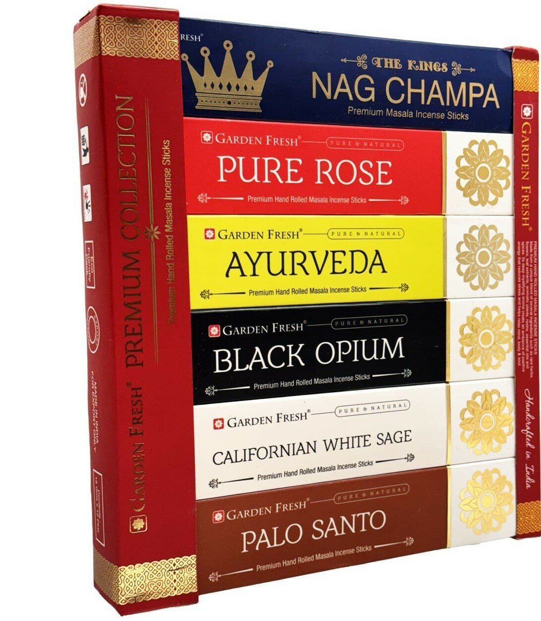 Коллекция премиальных Аромапалочек Гарден Фреш Premium Collection incense sticks Garden Fresh блок 12 кор  по 15 палочек