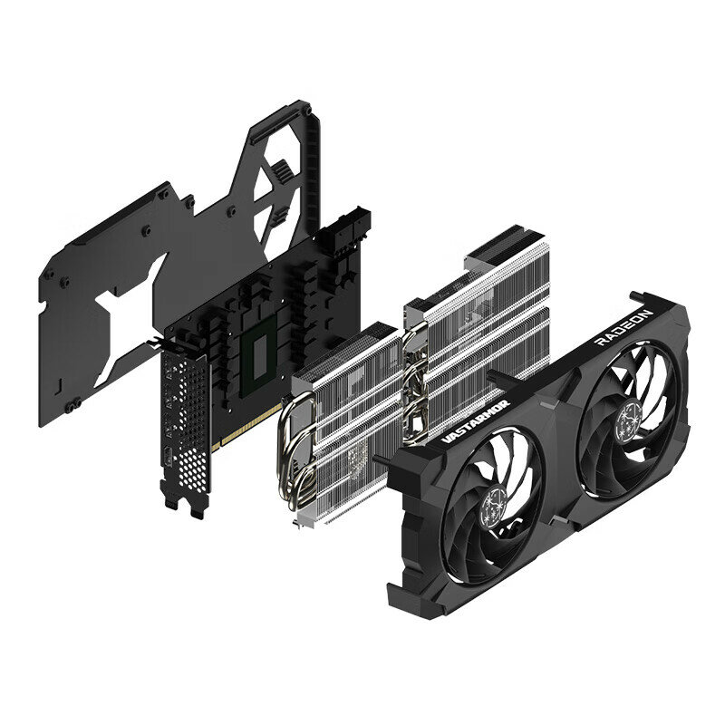 VASTARMOR AMD RADEON RX 9070 GRE 12GB Starry Sky Gaming Live Desktop Independent Graphics Card — фото 1