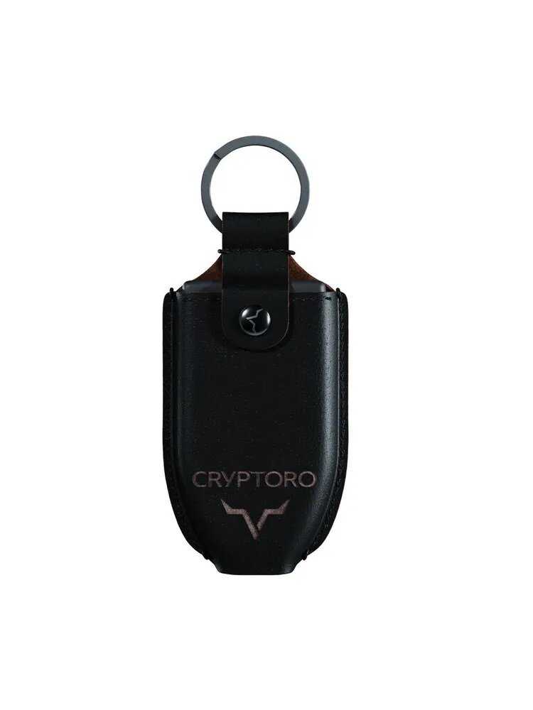 Чехол кожаный для криптовалютного кошелька Trezor One от Cryptoro — фото 1