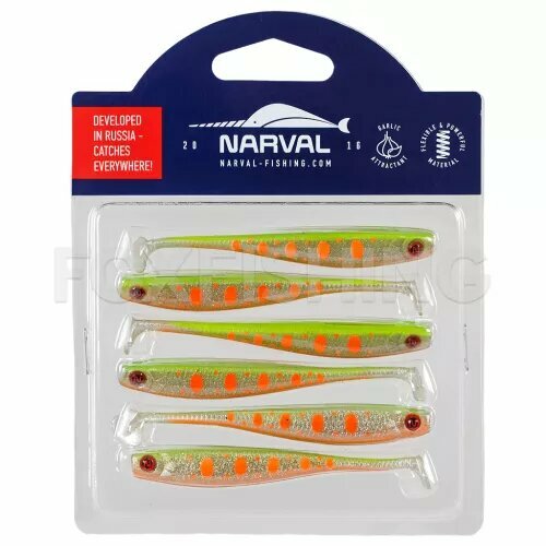 Силиконовая приманка Narval Skinny 8см. #032 6шт.