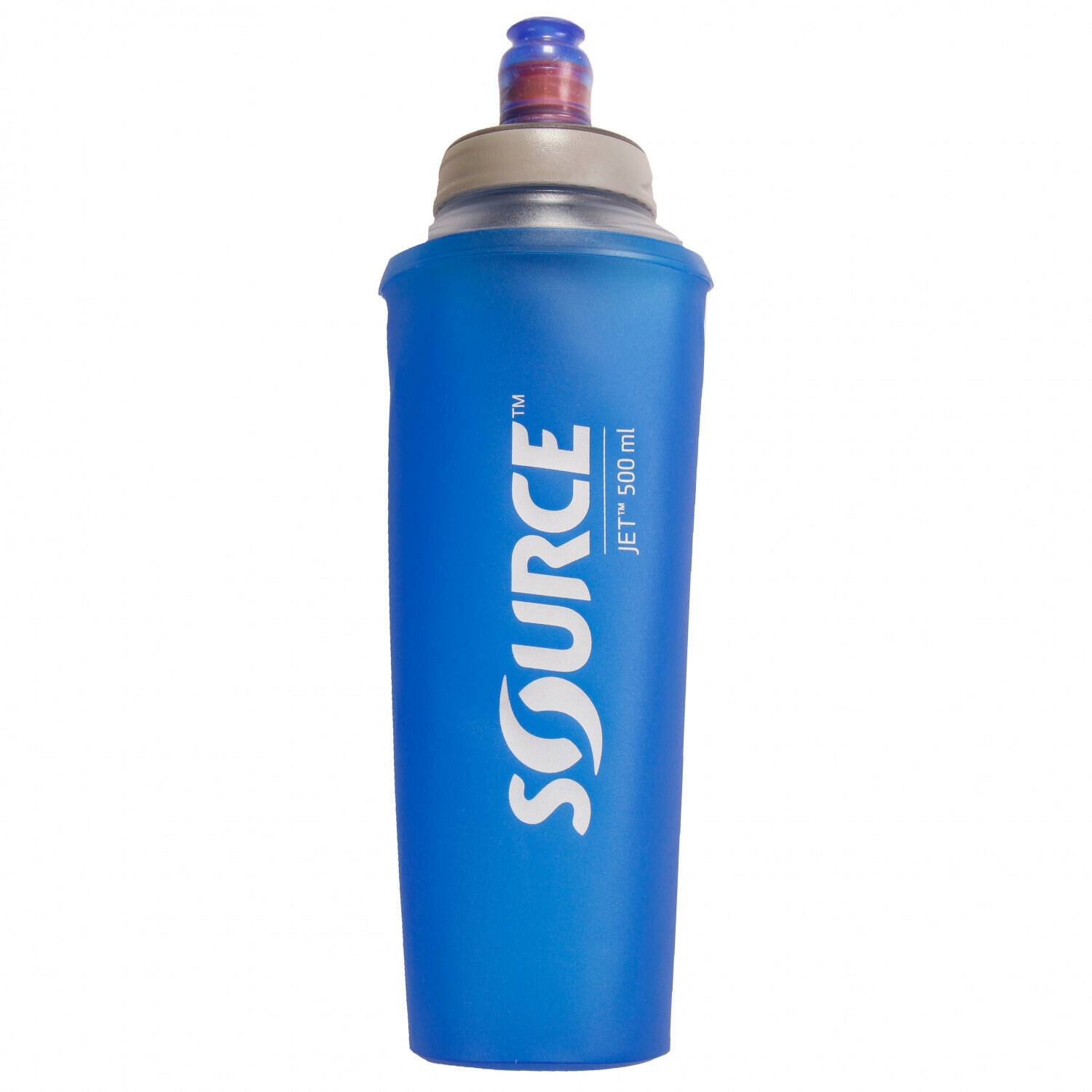 Decathlon Складная бутылка для воды, спортивная Source Jet Foldable Bottle 0,5 л, синяя