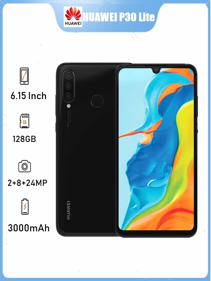 HUAWEI Смартфон Huawei P30 lite Global 6/128 ГБ