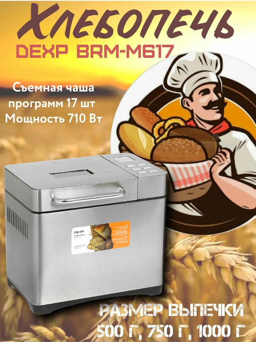 DEXP BRM-1333, 550Вт, 12 программ, белая