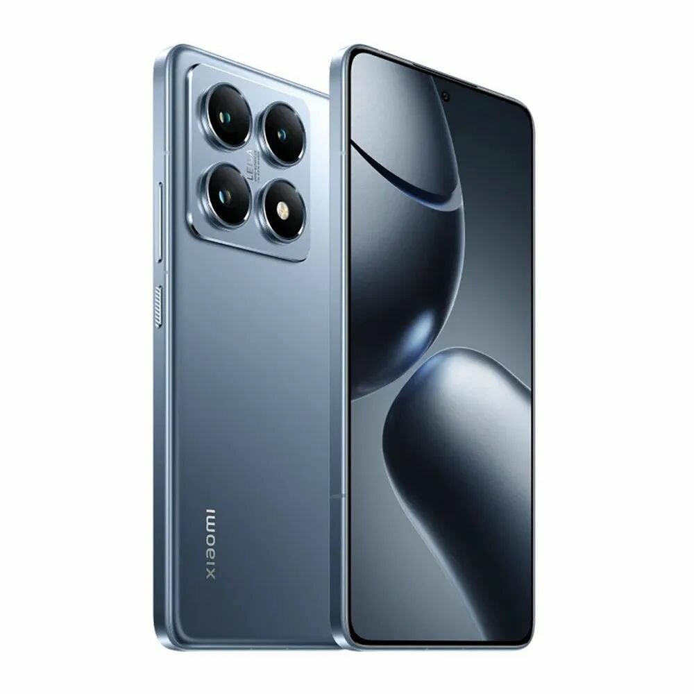 Xiaomi Смартфон Xiaomi Mi 14T Pro 5G NFC Глобальная версия 50 МП камера Leica, 144 Гц AMOLED-дисплей, 120 Вт HyperCharge Поддержка русского языка 12/1 ТБ, синий