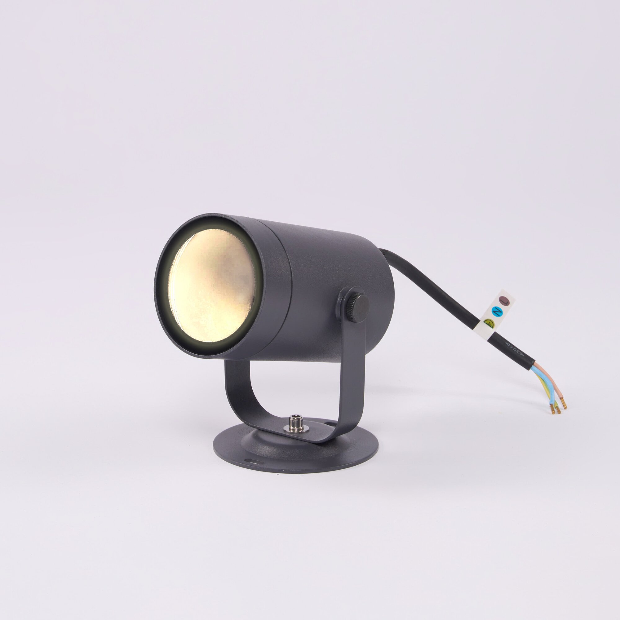 Ландшафтный светильник Fresco P Материал: Алюминий Входное напряжение:220 V Мощность: MAX 35W  IP54 Графитовый серый