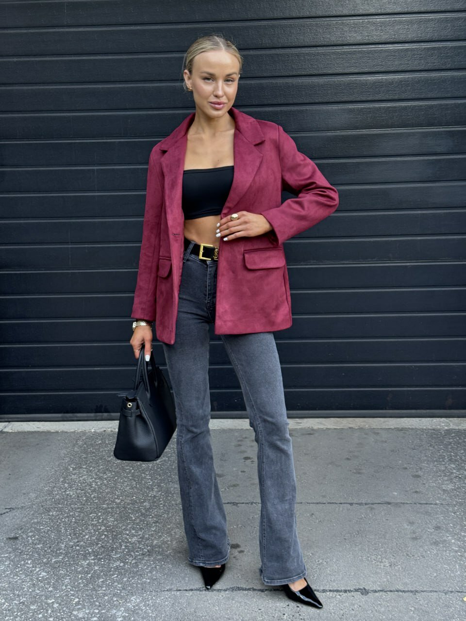 Пиджак ALIENTORY, размер 44, красный — фото 1