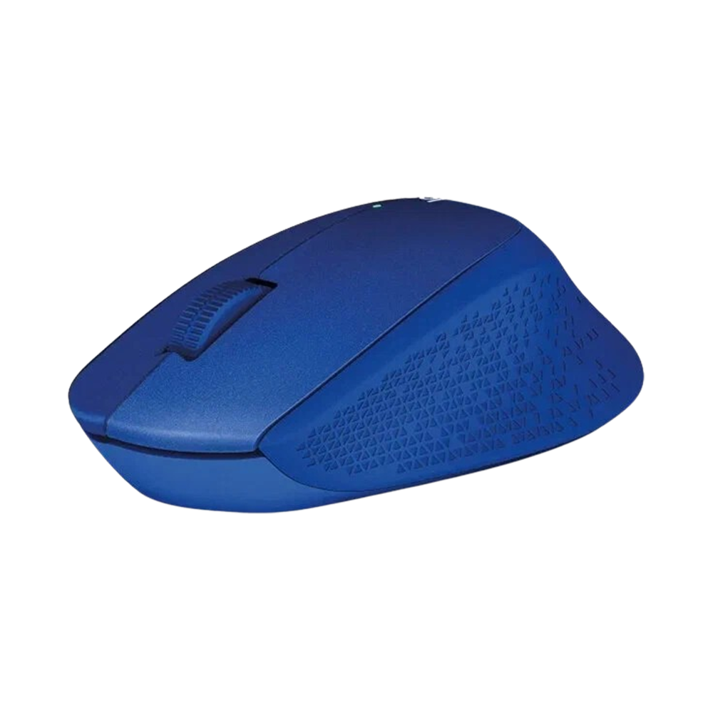 Мышка LOGITECH M330 Wireless Mouse - SILENT PLUS - синий, беспроводная игровая для ноутбука и пк