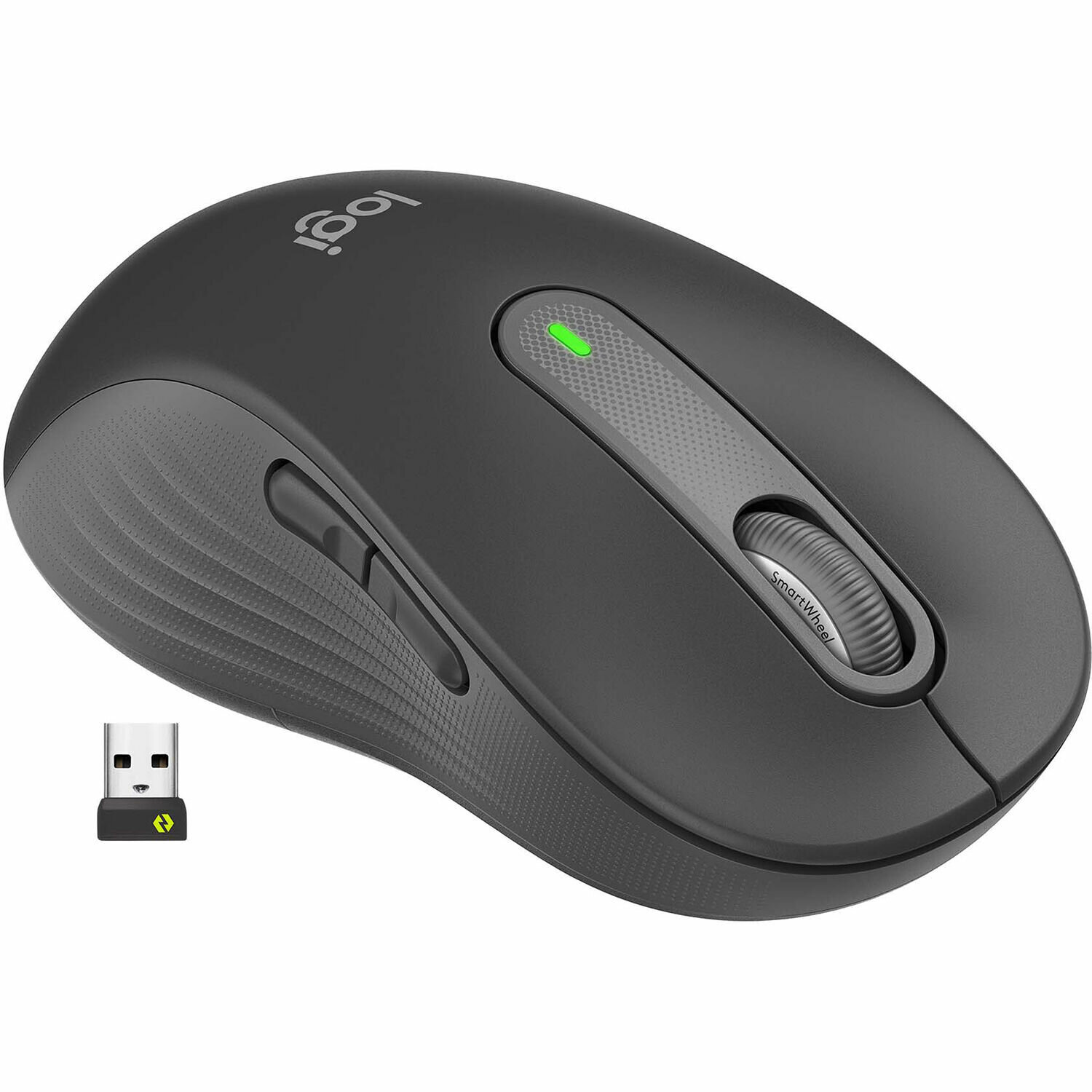 Мышь LOGITECH M650 Signature Bluetooth Mouse - GRAPHITE, беспроводная, для ПК и ноутбуков, оптическая