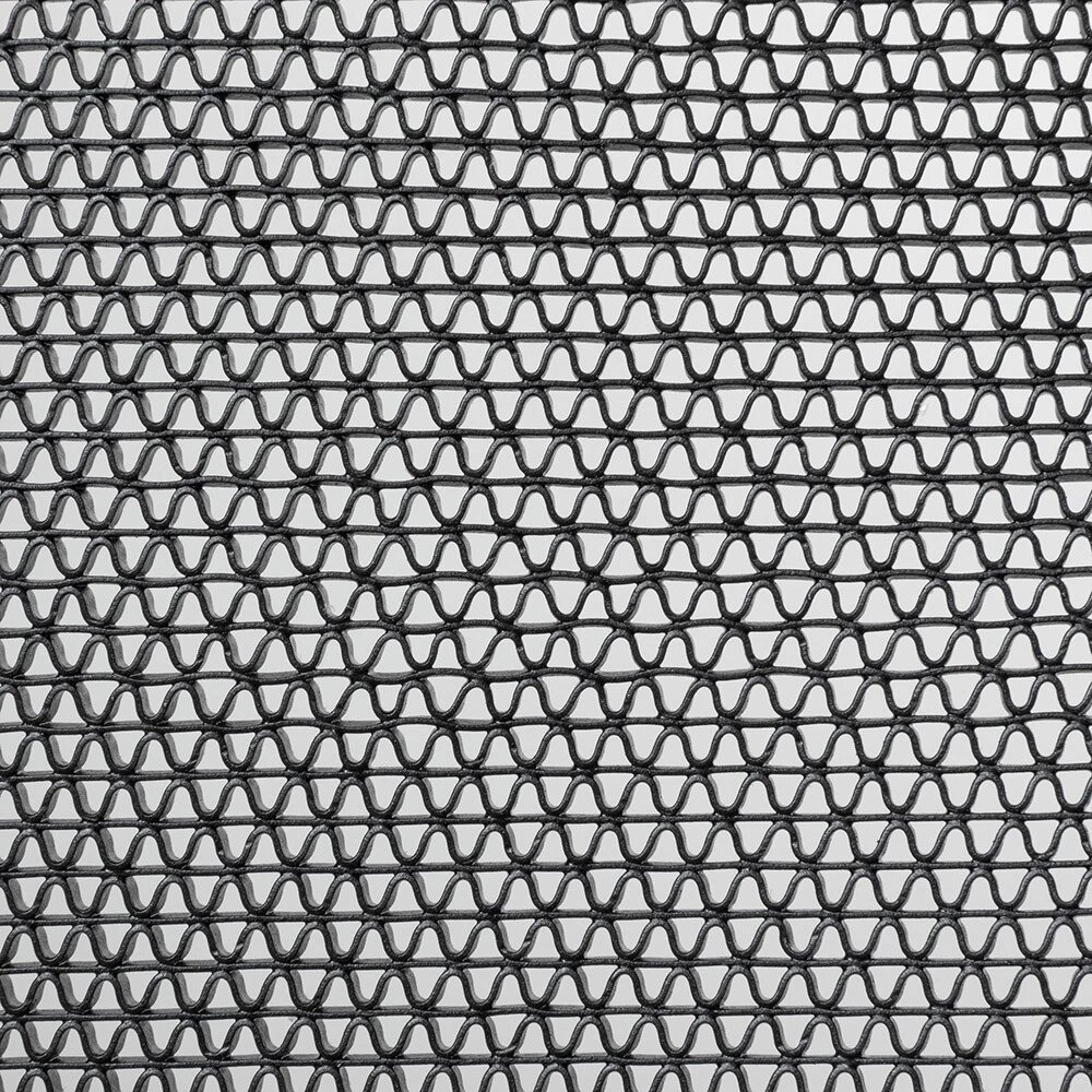 Коврик-дорожка грязезащитный Импортэкс Зигзаг 90х0,45 см противоскользящий черный Импортэкс 6902345678934