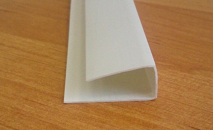 Профиль ПВХ П-образный 15x35x3000мм цвет белый 1 шт