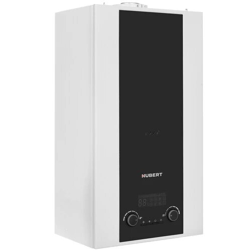 Настенный газовый котёл HUBERT AGB 18 DL, двухконтурный, настенный, белый, черный