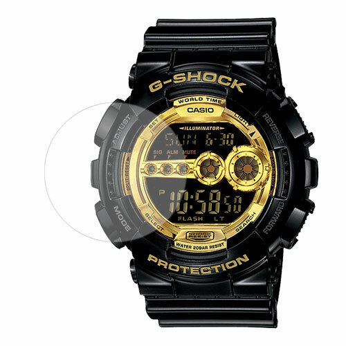 Скрин Мобайл защитный экран для часов Casio GD-100GB-1 из гидрогелевая плёнка прозрачная