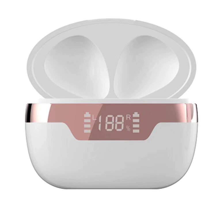 J97 беспроводные наушники Bluetooth с Bluetooth 5.0 и двойным режимом, белый цвет для iPhone и Huawei