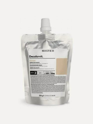 Изображение товара Крем Selective Professional Eraser Decolorvit, для снятия краски, без аммиака, 250 мл