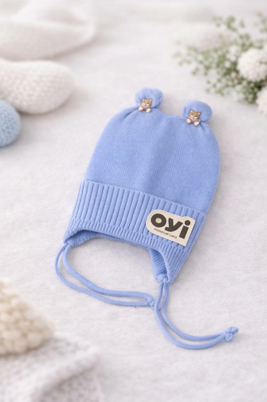 Шапка 0-6 месяцев для мальчиков