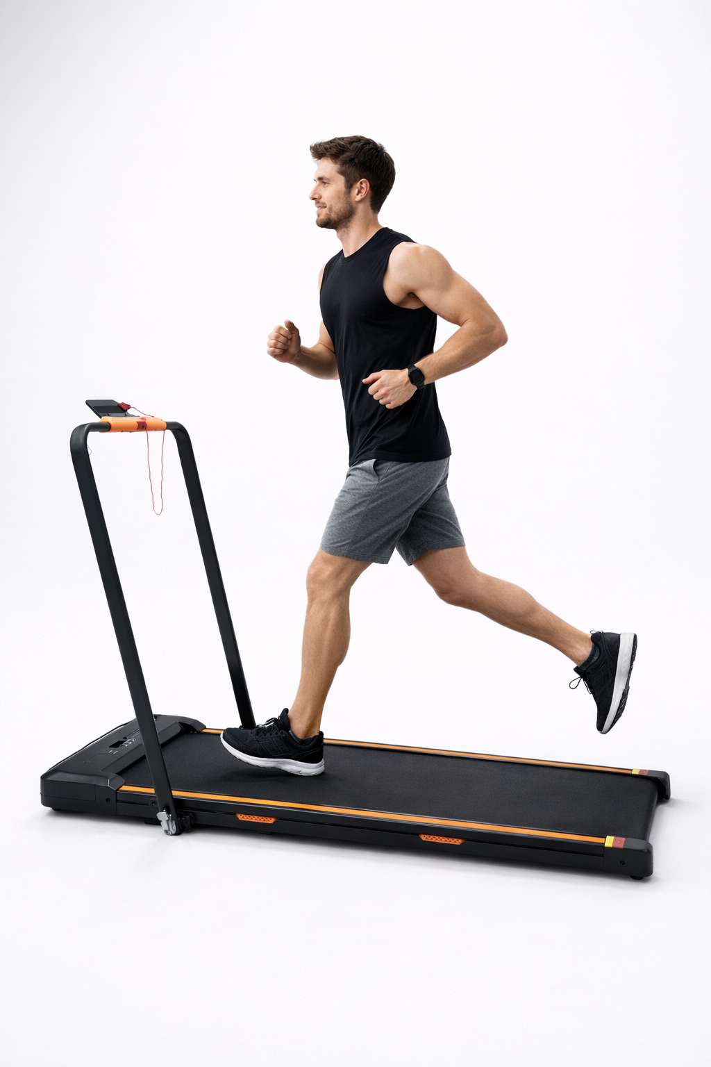 Беговая дорожка, складная, для дома, 120кг, 1-10км/ч, гарантия 1 год begavoy ruchka