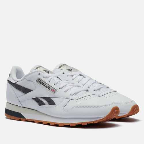 Кроссовки Reebok Classic Leather, натуральная кожа, размер 41, белый