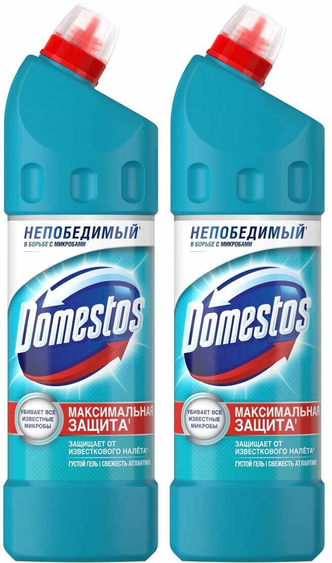 Domestos гель универсальный Двойная сила Свежесть Атлантики, 0.5 л - фотография № 18