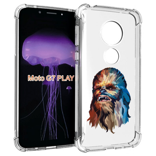 Чехол MyPads star wars звездные войны для Motorola Moto G7 Play задняя-панель-накладка-бампер