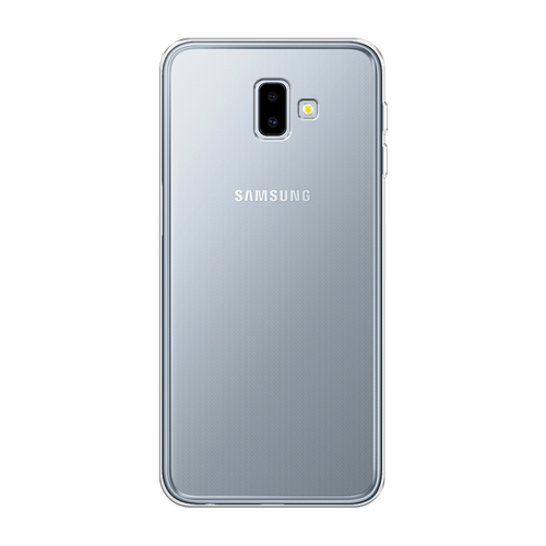 Силиконовый чехол на Samsung Galaxy J6 Plus 2018 / Самсунг Галакси J6 Плюс, прозрачный