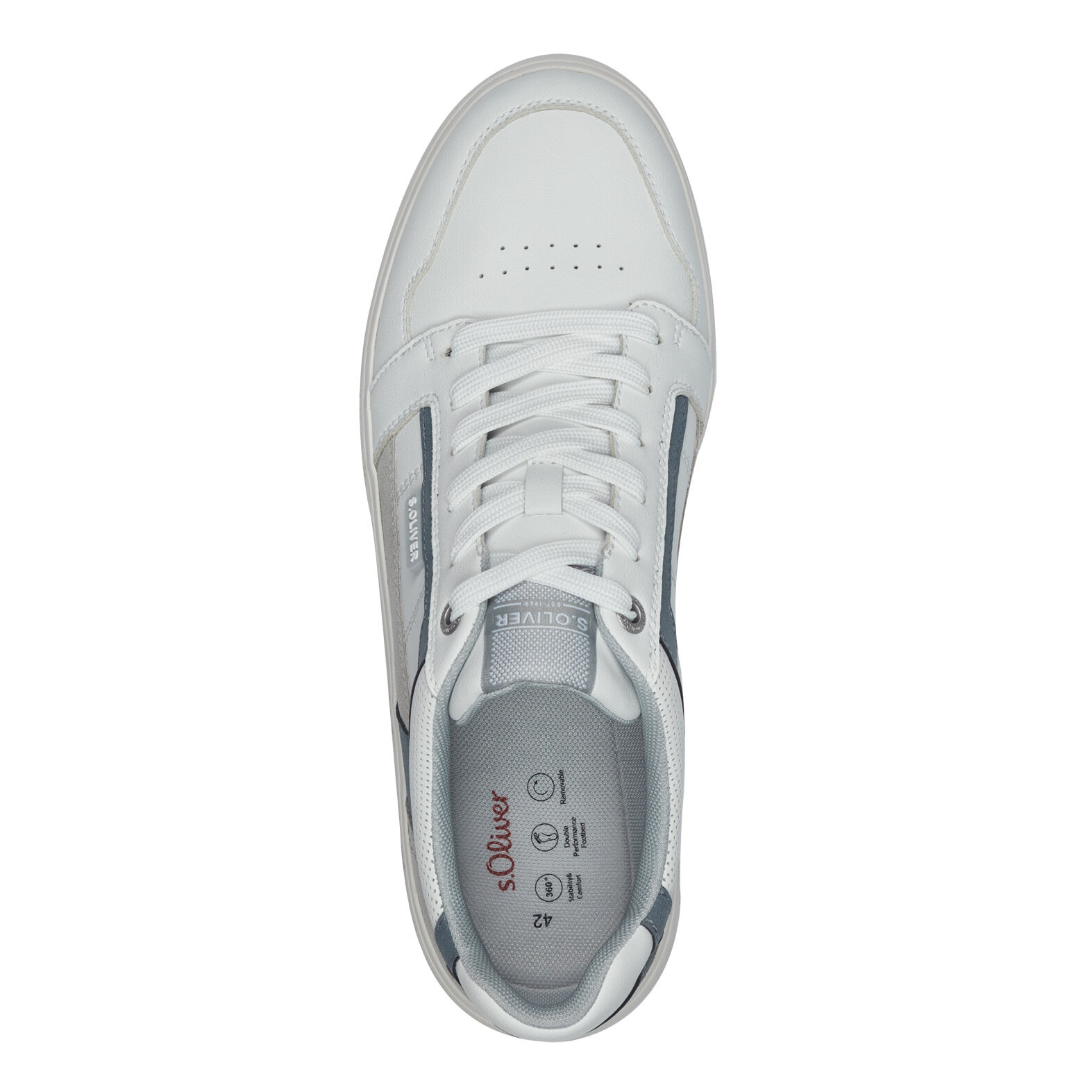 Кеды s.Oliver, размер 44 RU, белый — фото 1